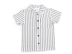 Name It bright white stribet skjorte